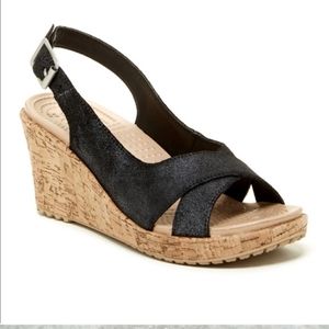 Cute comfy cork slingbacks